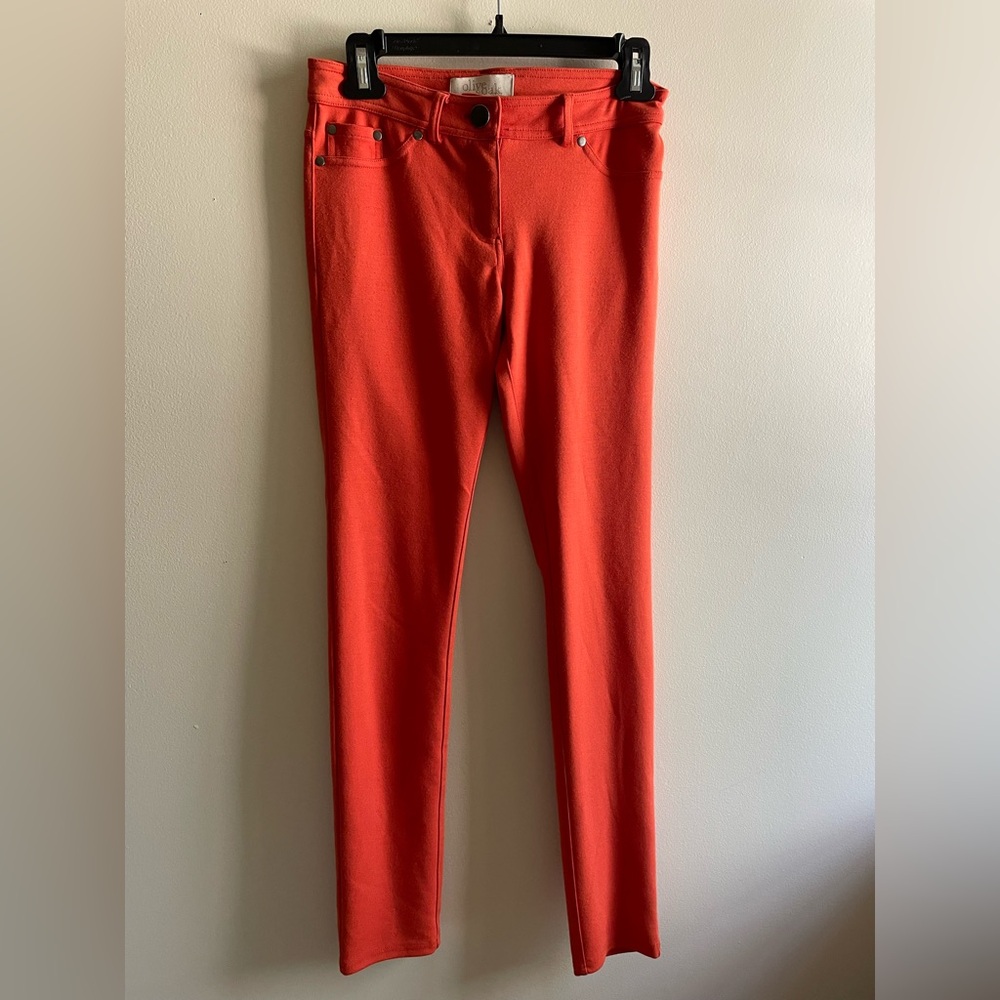 Olive & Oak - Orange stretch skinny pants - XS